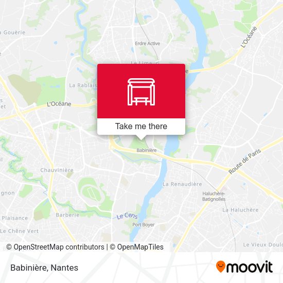 Babinière map