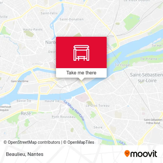 Beaulieu map