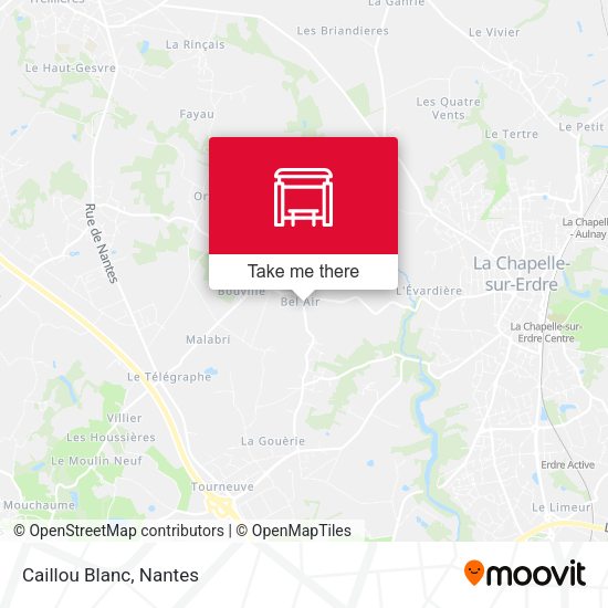 Caillou Blanc map