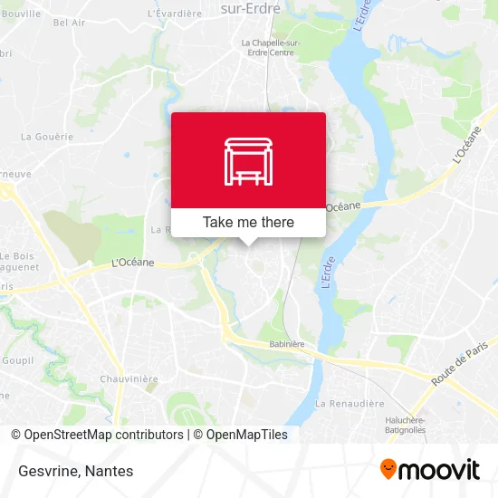 Gesvrine map