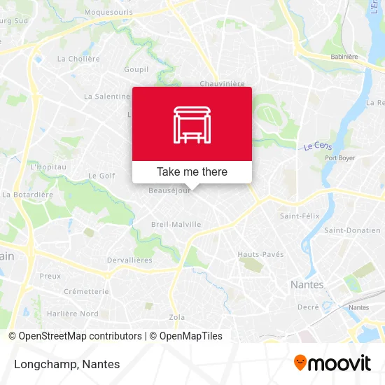 Longchamp map