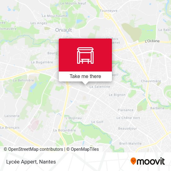 Lycée Appert map