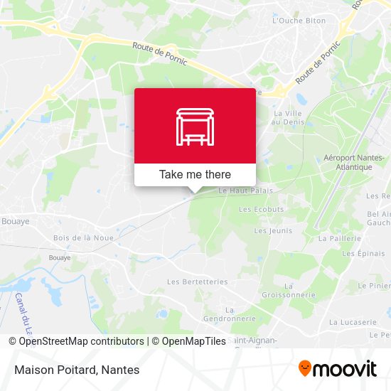 Maison Poitard map