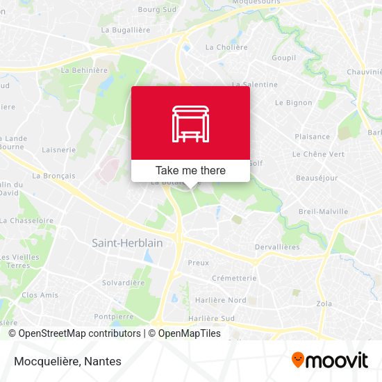 Mocquelière map
