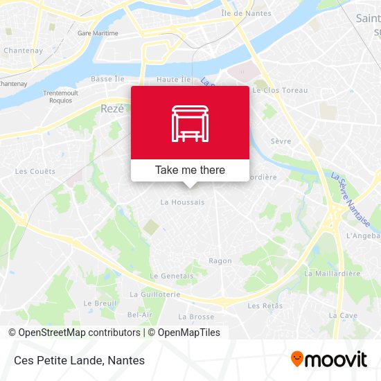 Ces Petite Lande map