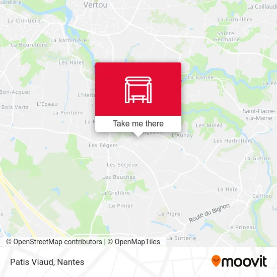Patis Viaud map