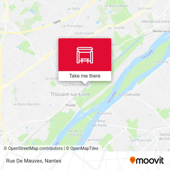 Rue De Mauves map