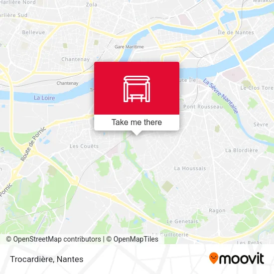 Trocardière map