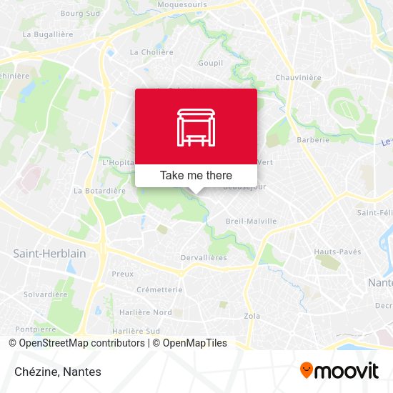 Chézine map