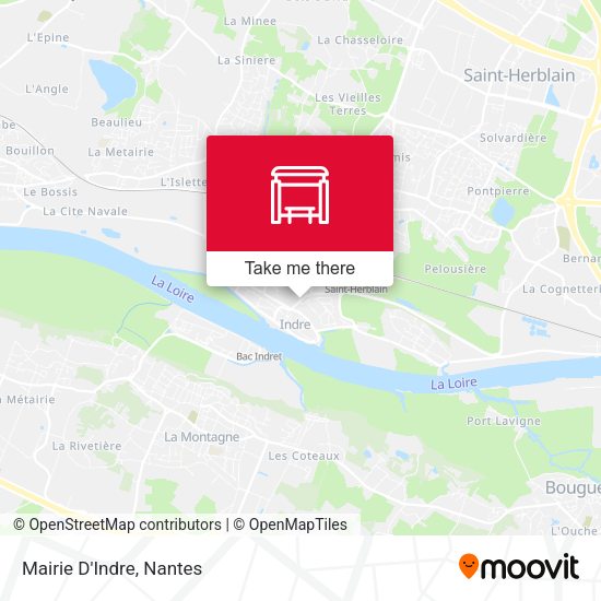 Mairie D'Indre map