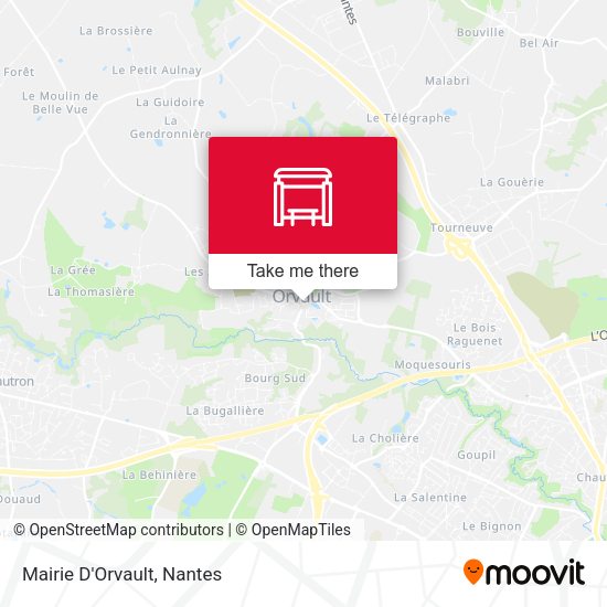 Mairie D'Orvault map