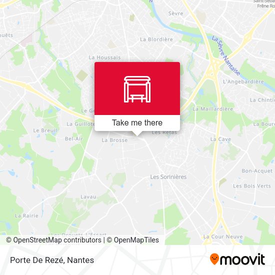 Porte De Rezé map
