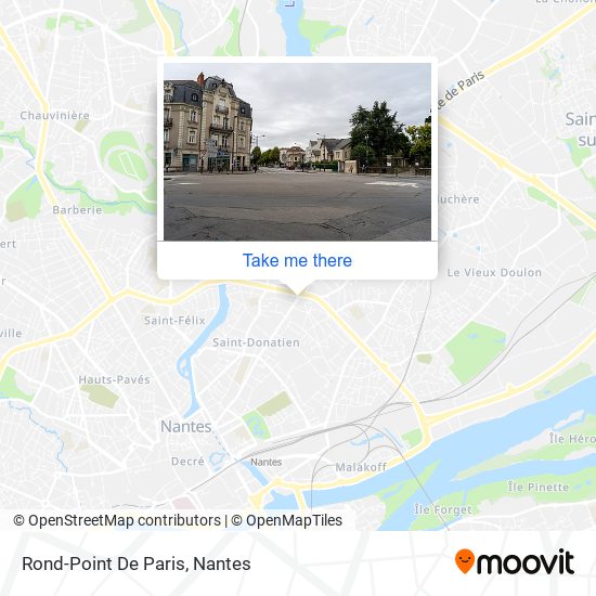 Mapa Rond-Point De Paris