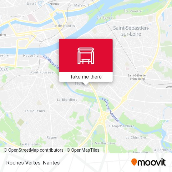 Roches Vertes map