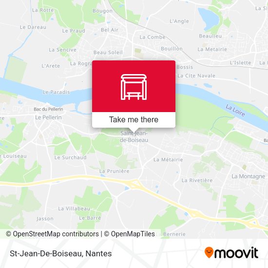 St-Jean-De-Boiseau map