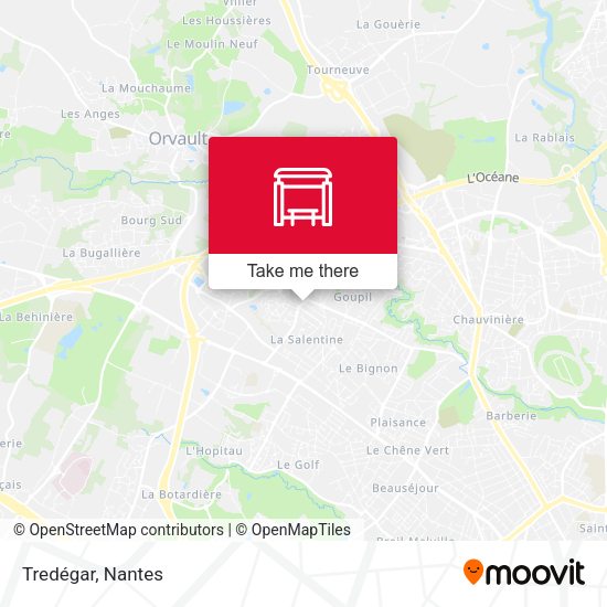 Tredégar map