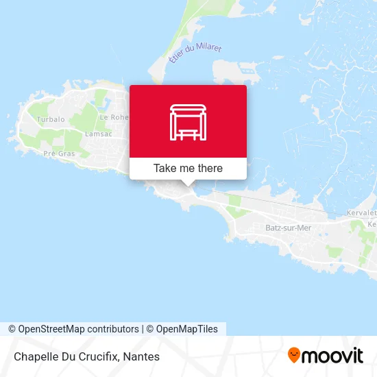 Chapelle Du Crucifix map