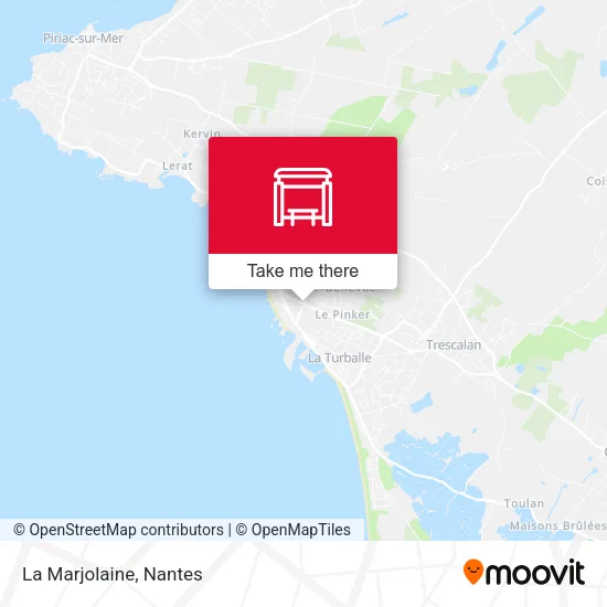 La Marjolaine map