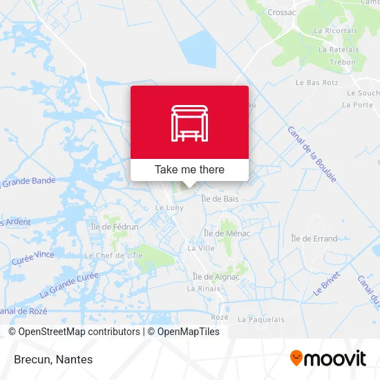 Brecun map