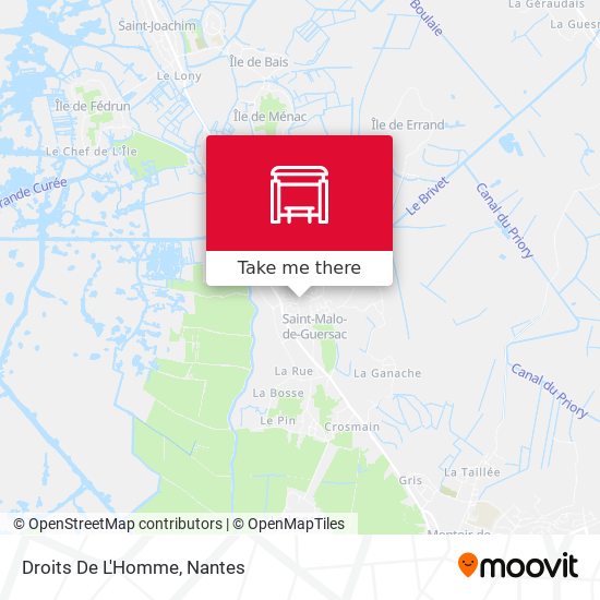 Droits De L'Homme map