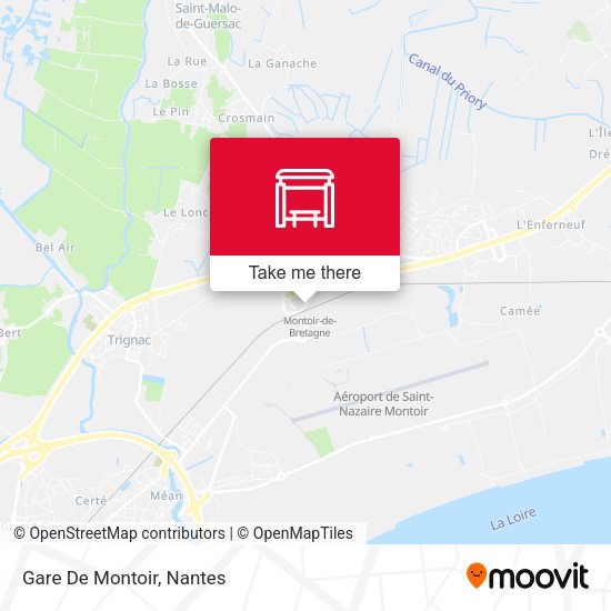 Gare De Montoir map