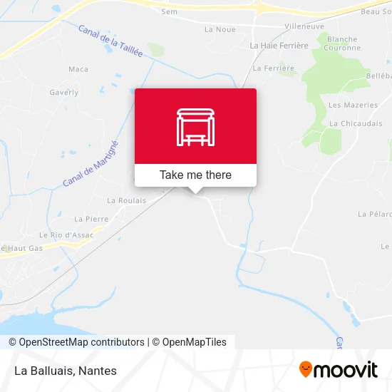 La Balluais map