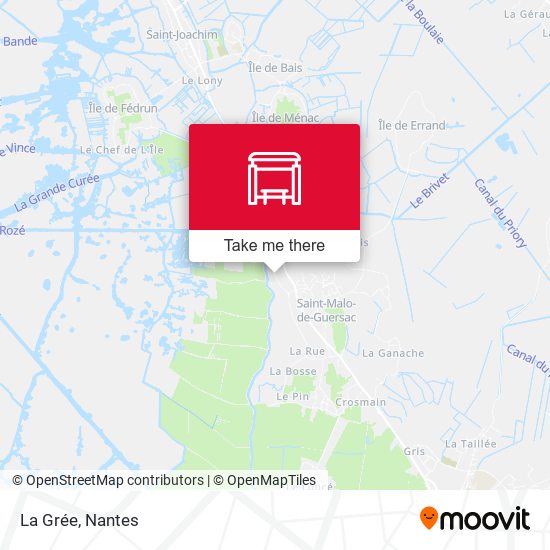 La Grée map