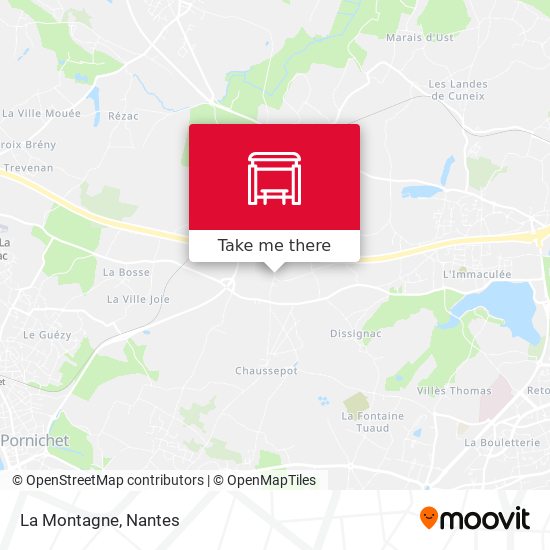 La Montagne map