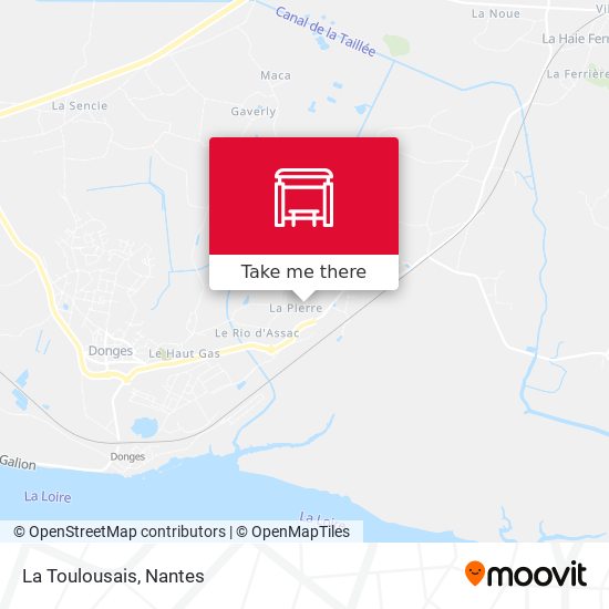 La Toulousais map