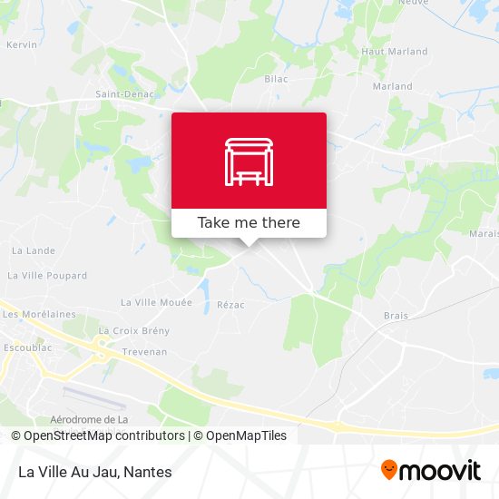 La Ville Au Jau map