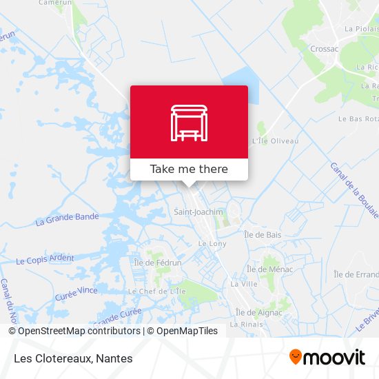 Les Clotereaux map