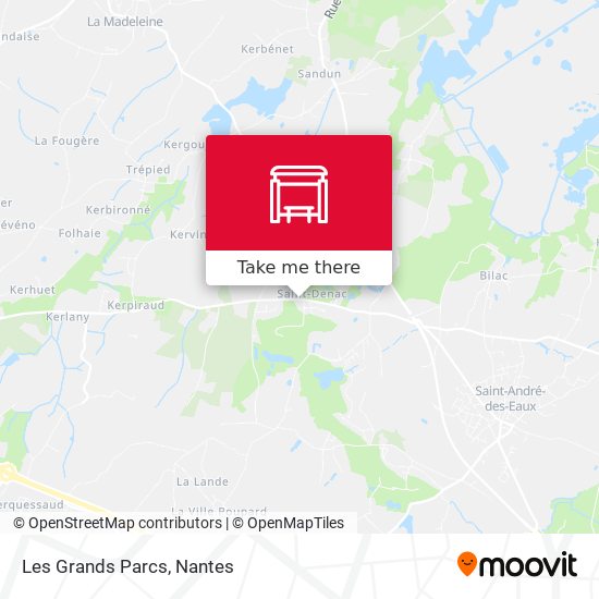 Les Grands Parcs map