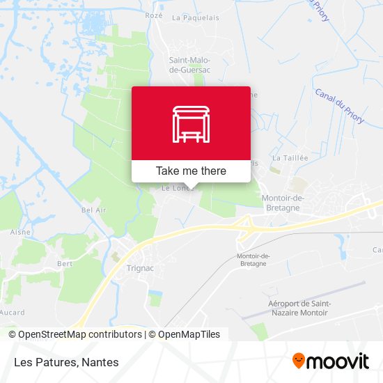 Les Patures map