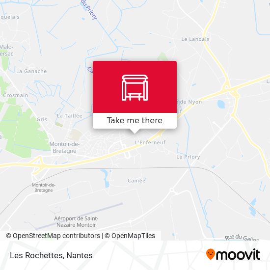 Les Rochettes map
