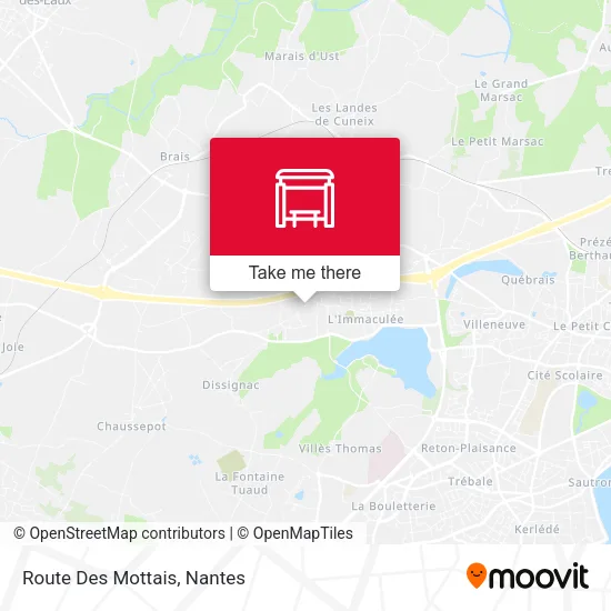Route Des Mottais map