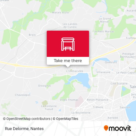 Rue Delorme map