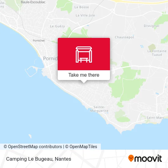Camping Le Bugeau map