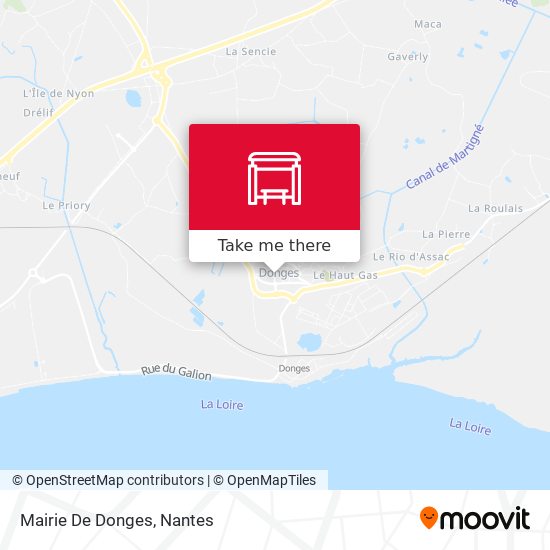 Mapa Mairie De Donges