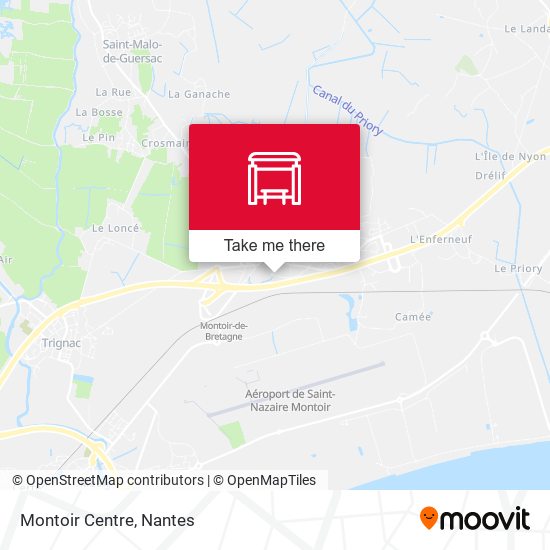 Montoir Centre map