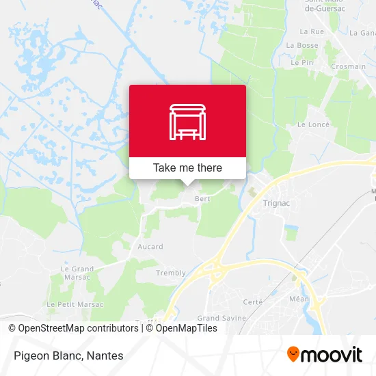 Pigeon Blanc map