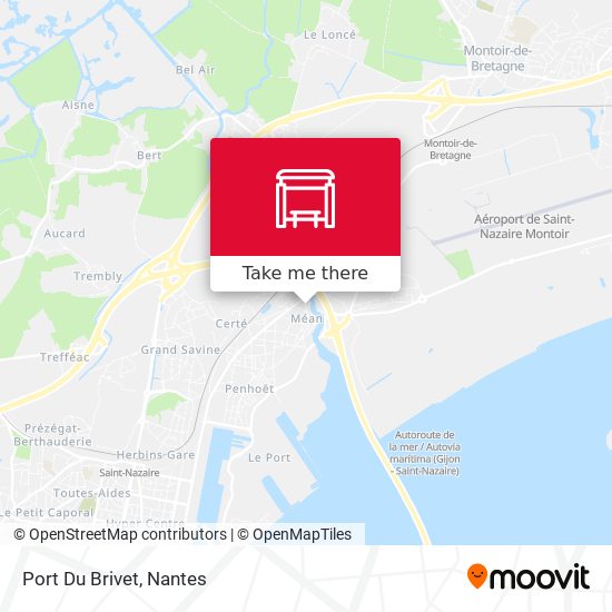 Port Du Brivet map
