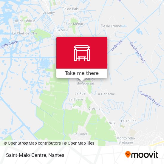 Saint-Malo Centre map