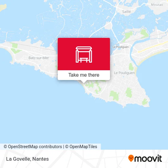 La Govelle map