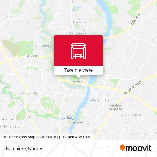 Babinière map