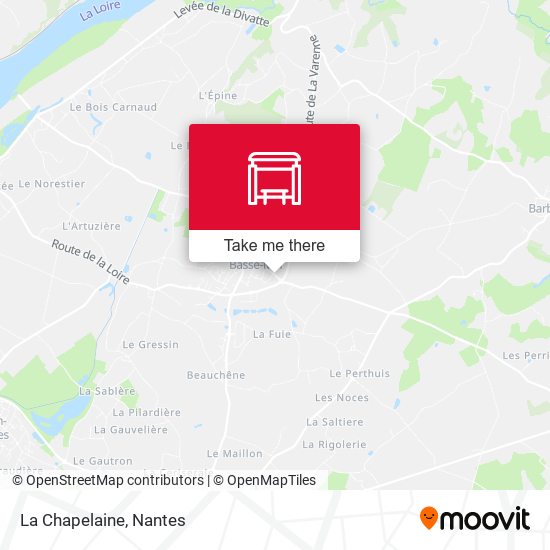 La Chapelaine map