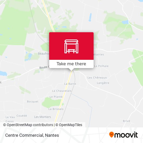 Centre Commercial map