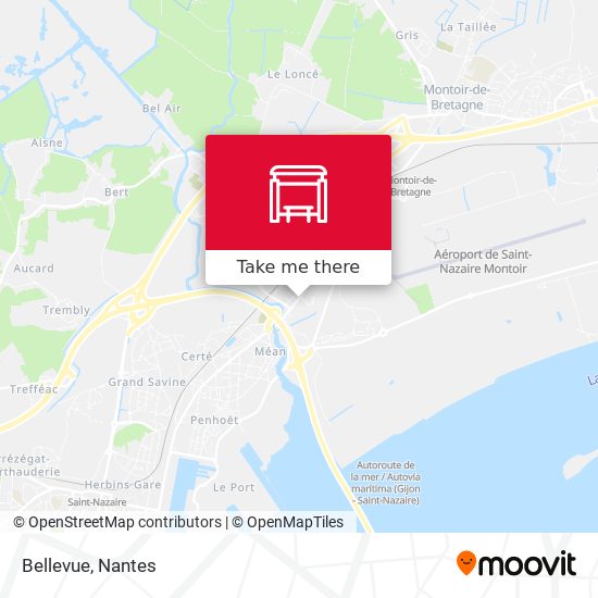 Bellevue map