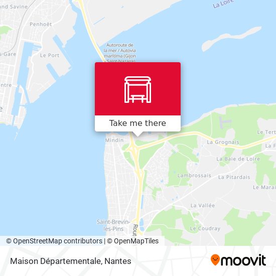 Maison Départementale map