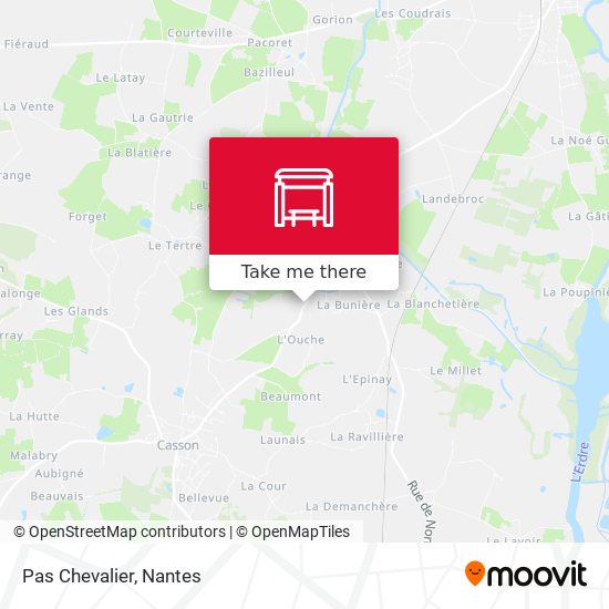 Pas Chevalier map