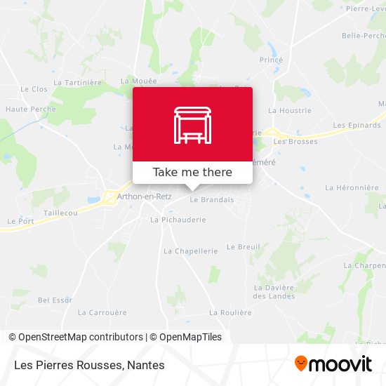 Les Pierres Rousses map